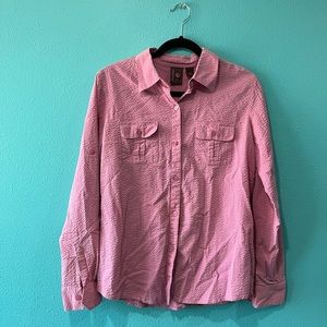 Blush Duck Head classic L Button Down blouse